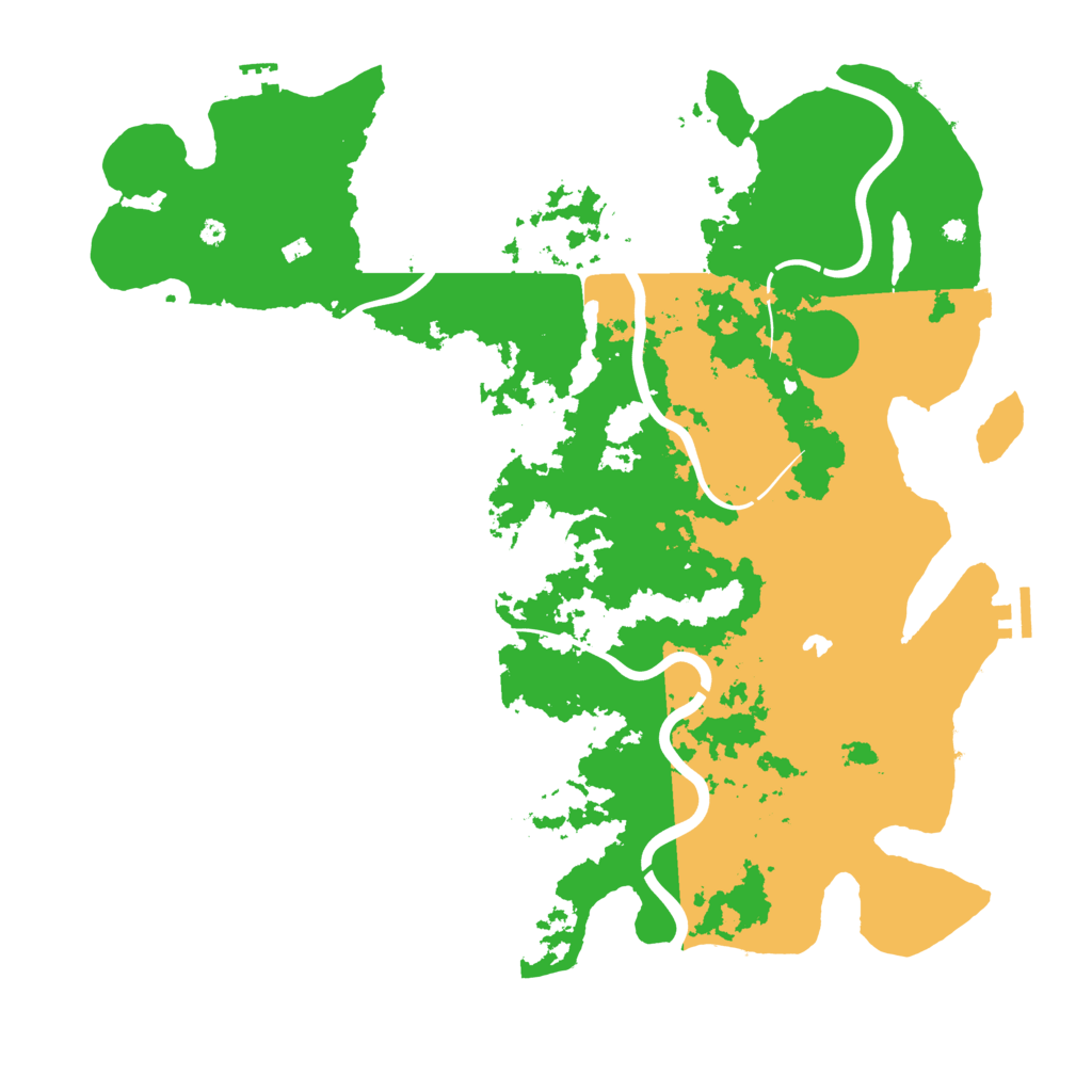Biome Rust Map: Procedural Map, Size: 4350, Seed: 41000