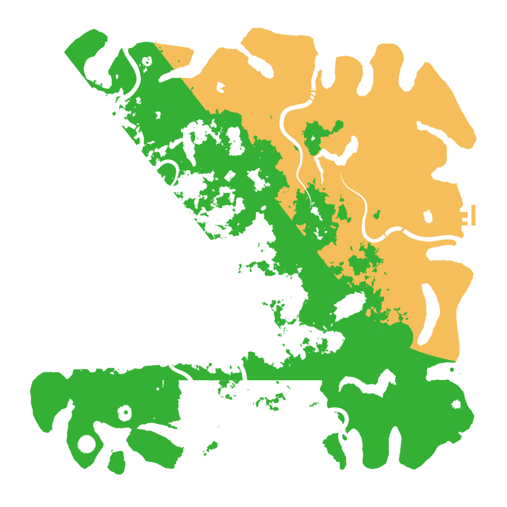 Biome Rust Map: Procedural Map, Size: 5000, Seed: 1161987100