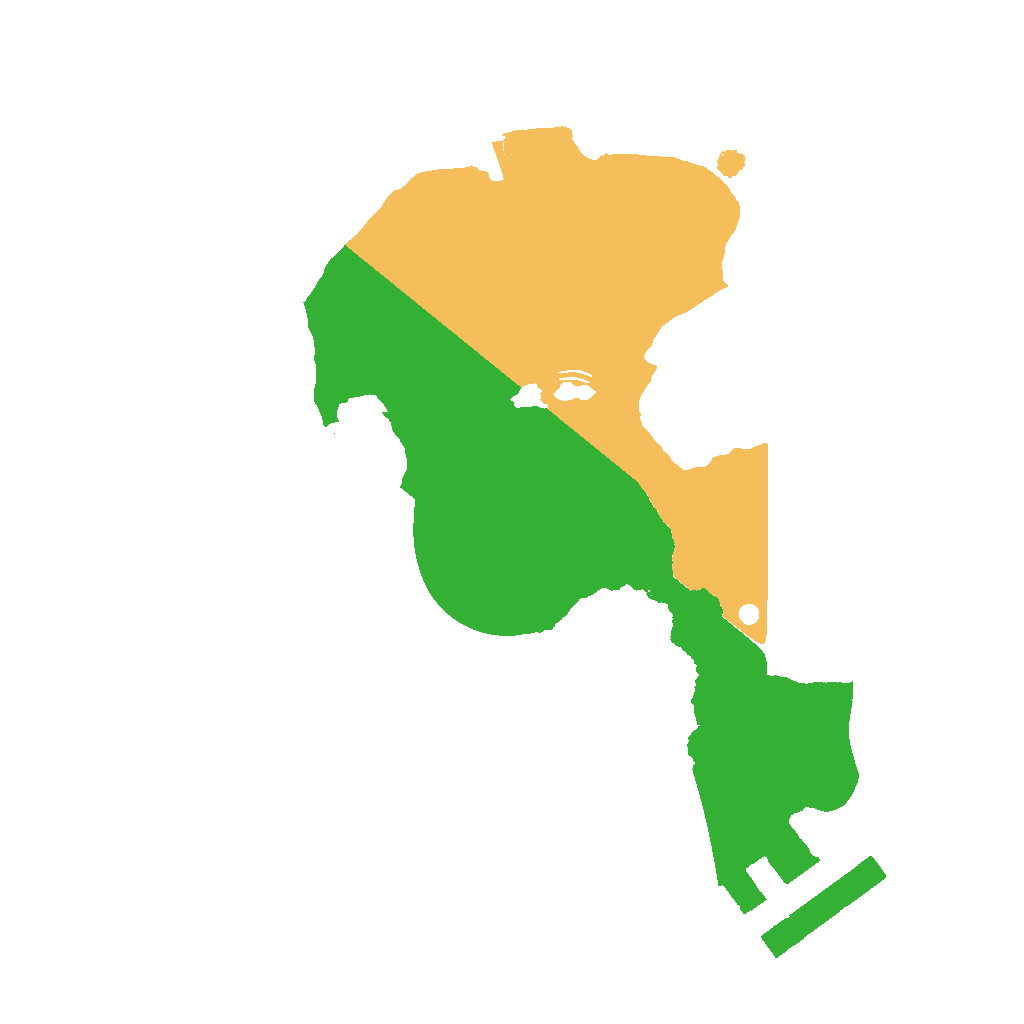 Biome Rust Map: Procedural Map, Size: 1500, Seed: 330055591