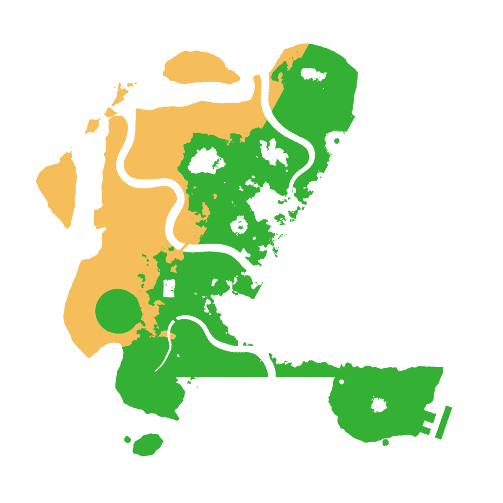 Biome Rust Map: Procedural Map, Size: 3000, Seed: 1697432057