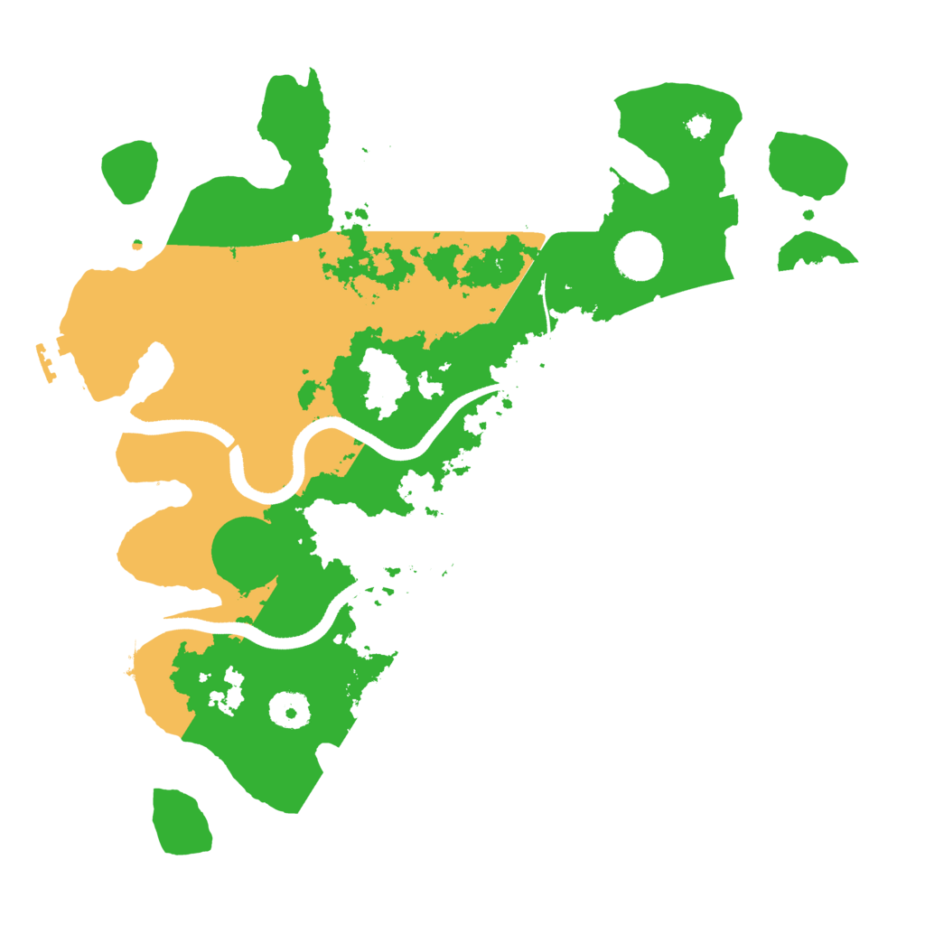 Biome Rust Map: Procedural Map, Size: 3500, Seed: 1859357