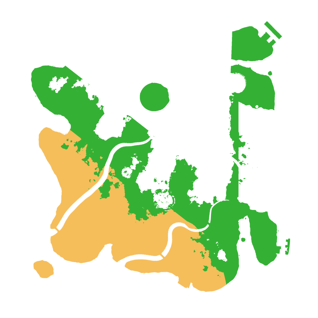 Biome Rust Map: Procedural Map, Size: 3000, Seed: 91844705