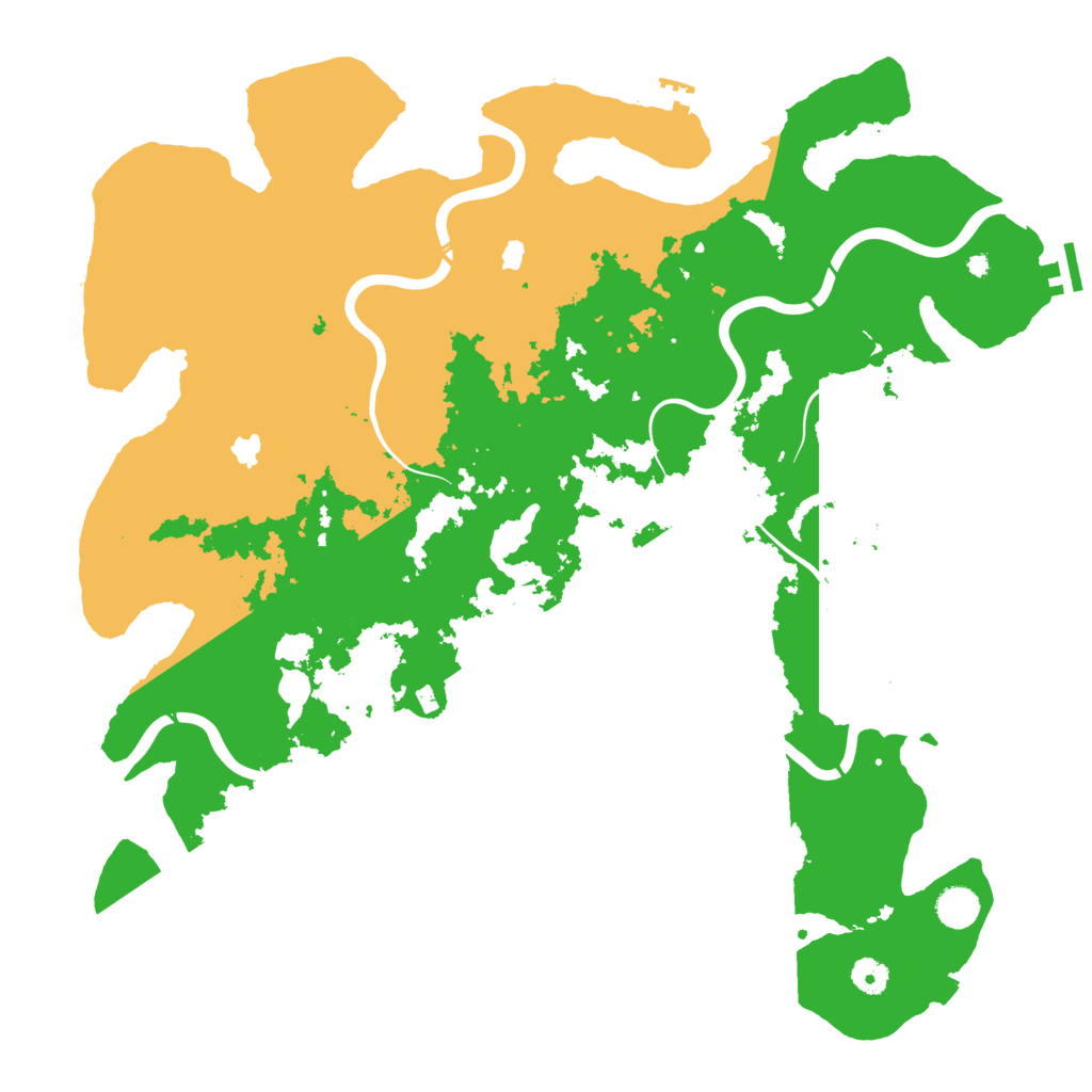 Biome Rust Map: Procedural Map, Size: 4500, Seed: 234809