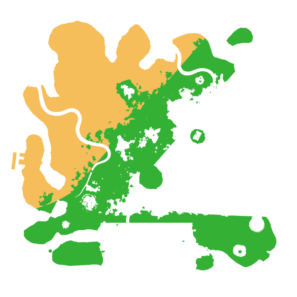 Biome Rust Map: Procedural Map, Size: 3500, Seed: 1803713240