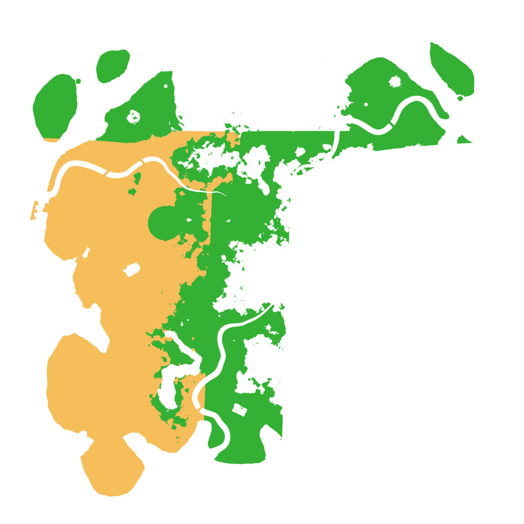Biome Rust Map: Procedural Map, Size: 4050, Seed: 1234974549