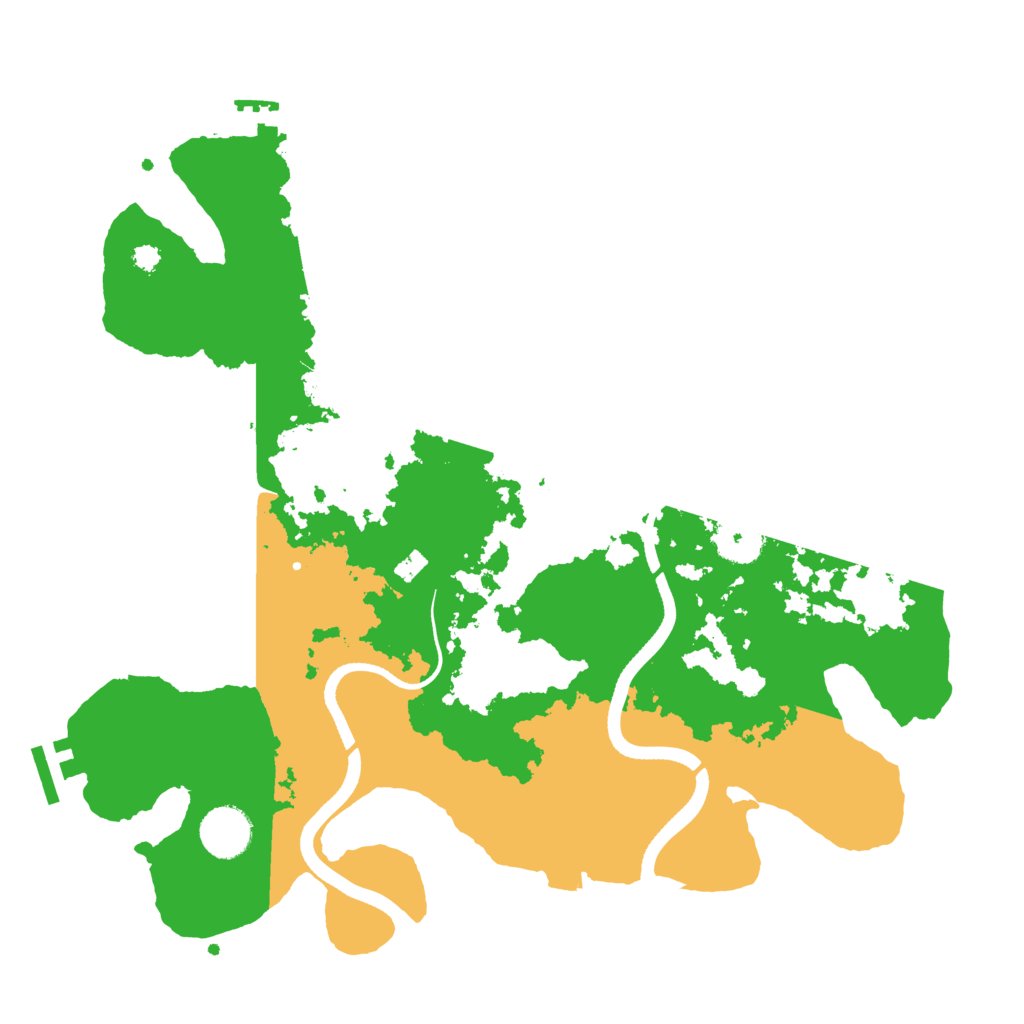 Biome Rust Map: Procedural Map, Size: 3500, Seed: 1281692698