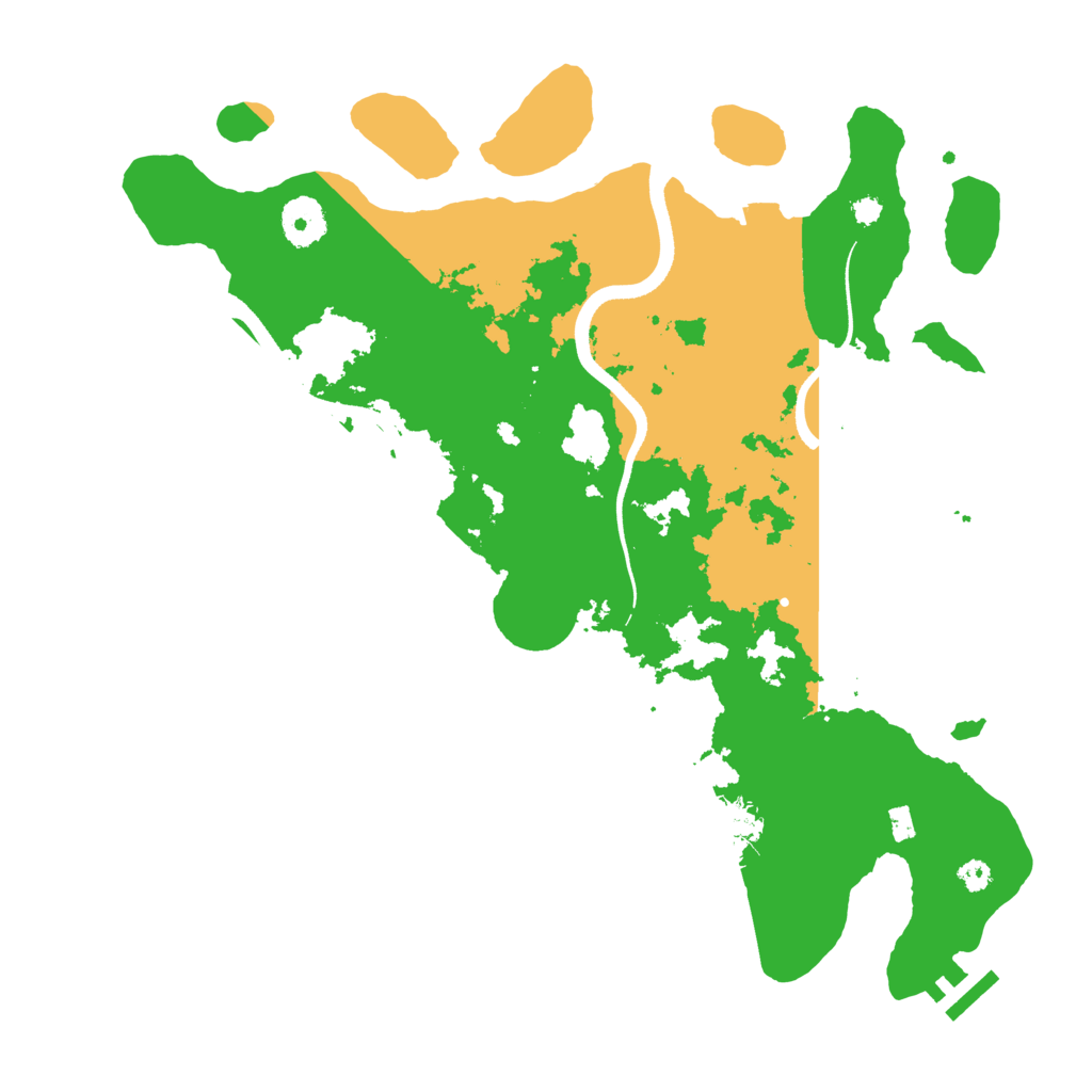 Biome Rust Map: Procedural Map, Size: 3500, Seed: 1194702906
