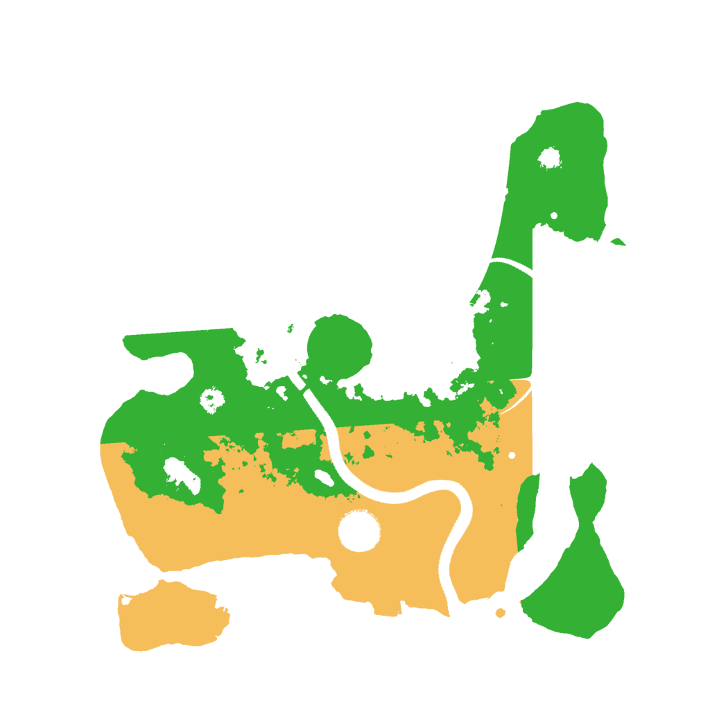 Biome Rust Map: Procedural Map, Size: 3000, Seed: 973657494