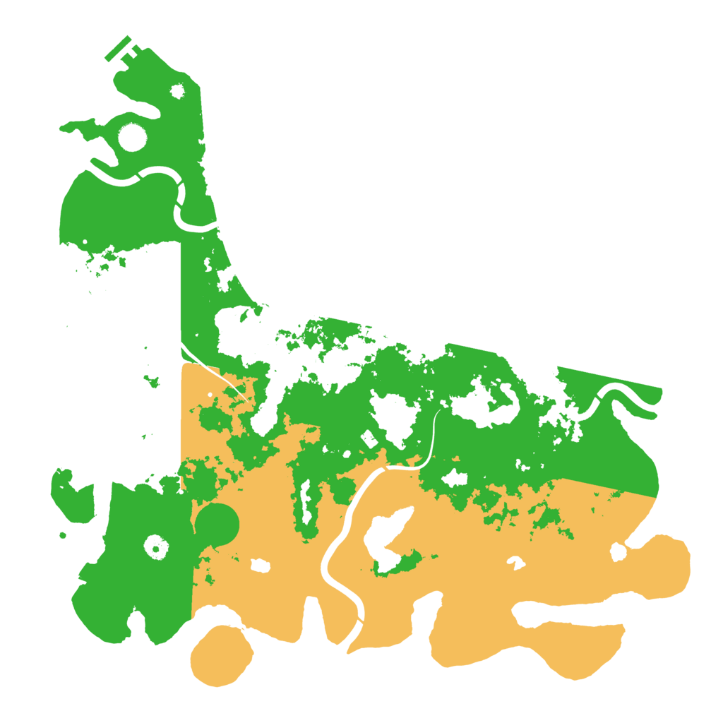 Biome Rust Map: Procedural Map, Size: 4500, Seed: 591042598