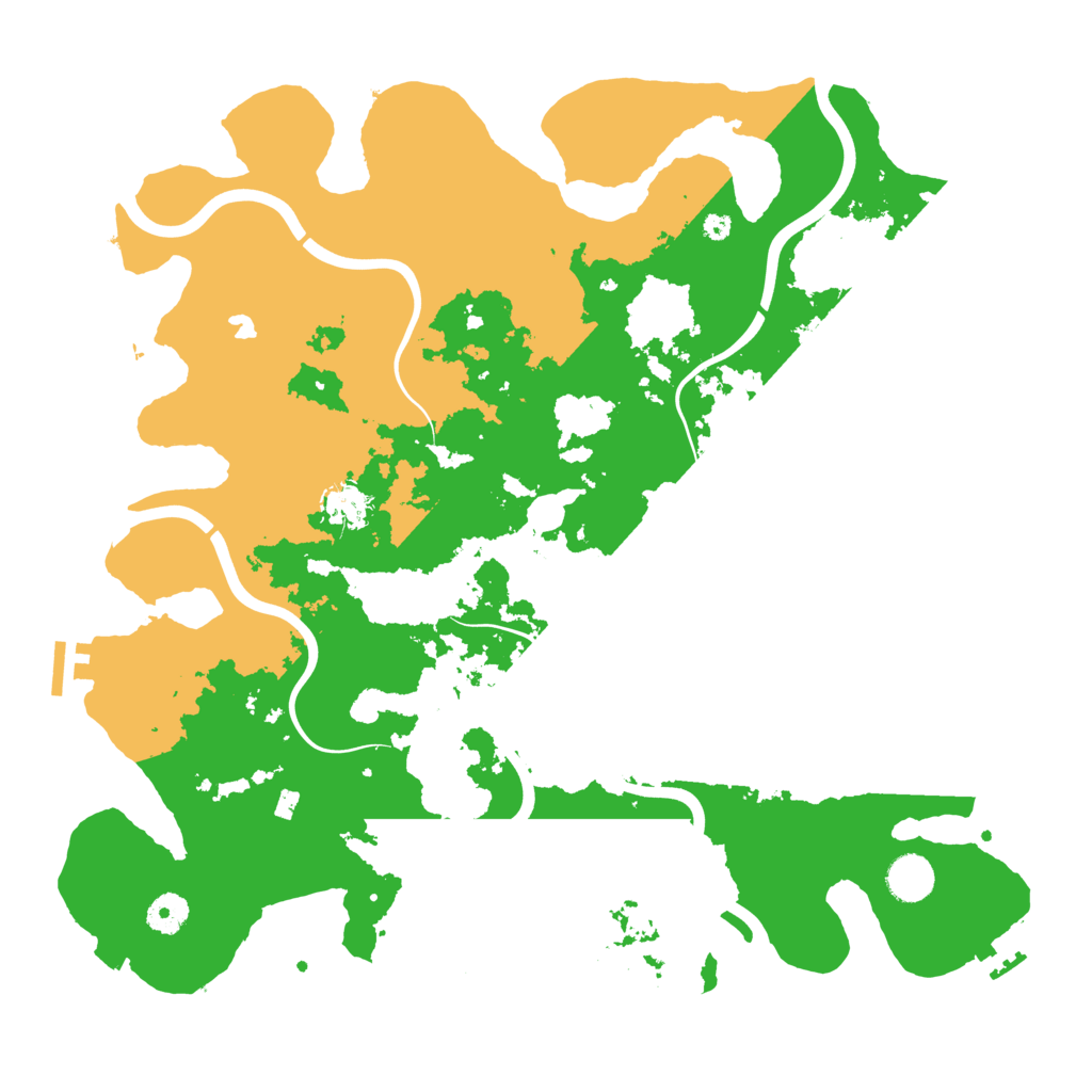 Biome Rust Map: Procedural Map, Size: 4050, Seed: 1039755468