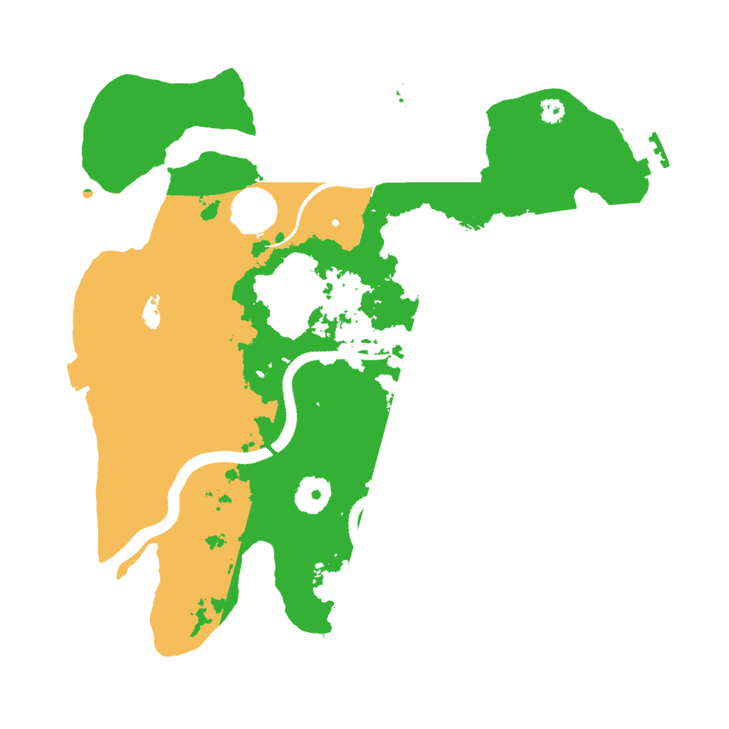 Biome Rust Map: Procedural Map, Size: 3000, Seed: 1024671506