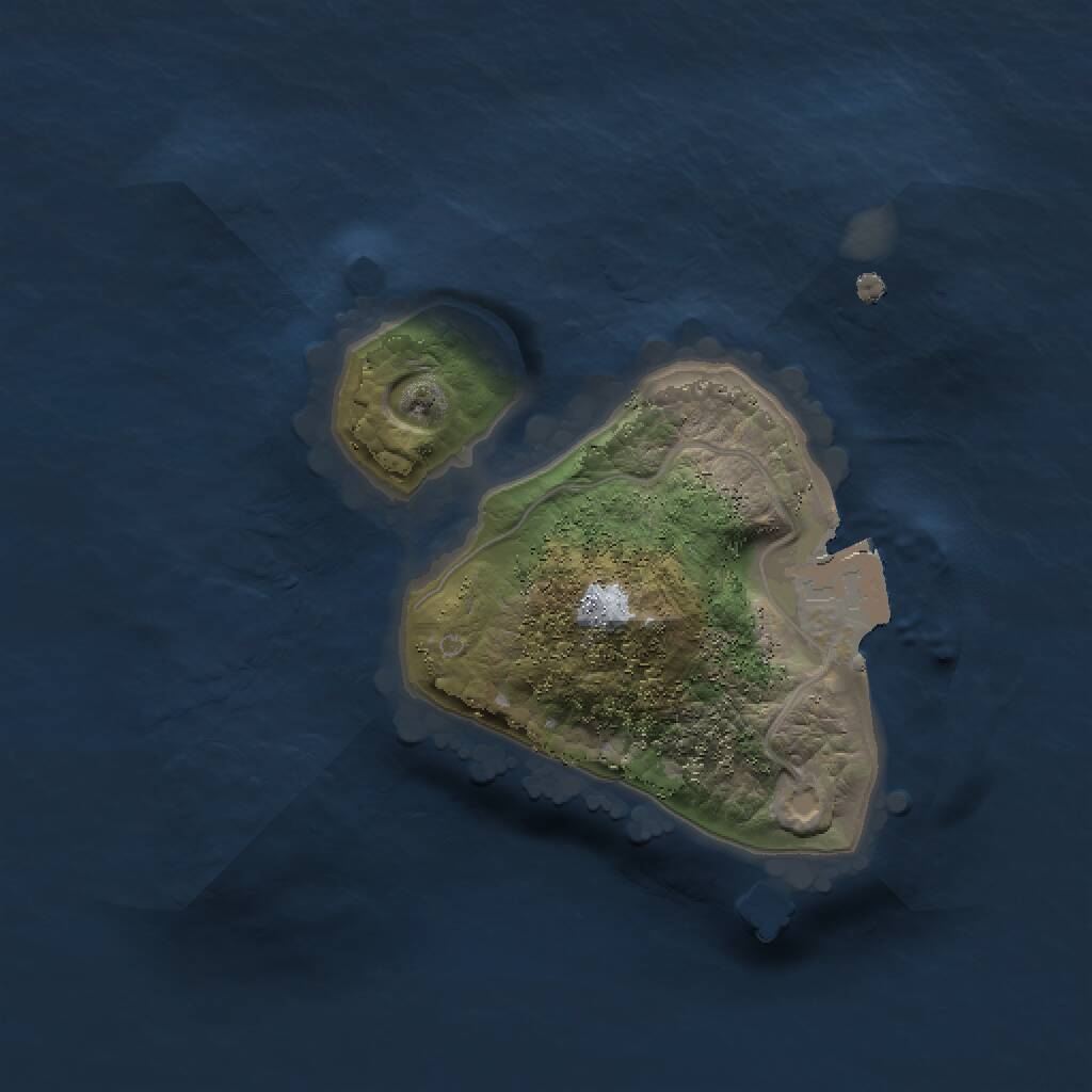 Rust Map: Procedural Map, Size: 1500, Seed: 6516581, 1 Monuments