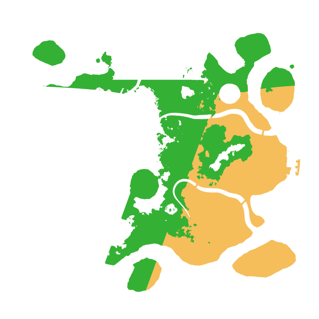 Biome Rust Map: Procedural Map, Size: 3000, Seed: 1409054318