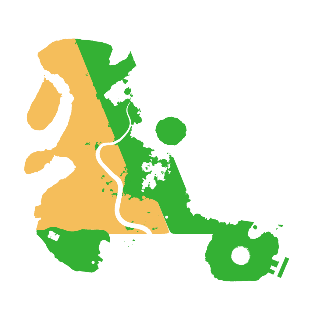 Biome Rust Map: Procedural Map, Size: 3000, Seed: 5379932