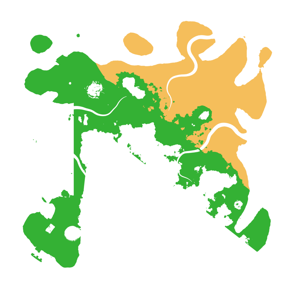 Biome Rust Map: Procedural Map, Size: 3500, Seed: 811515744