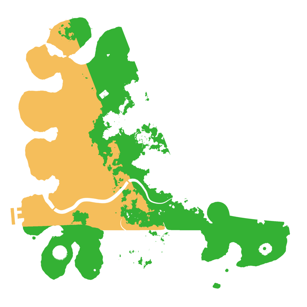 Biome Rust Map: Procedural Map, Size: 3750, Seed: 159980561