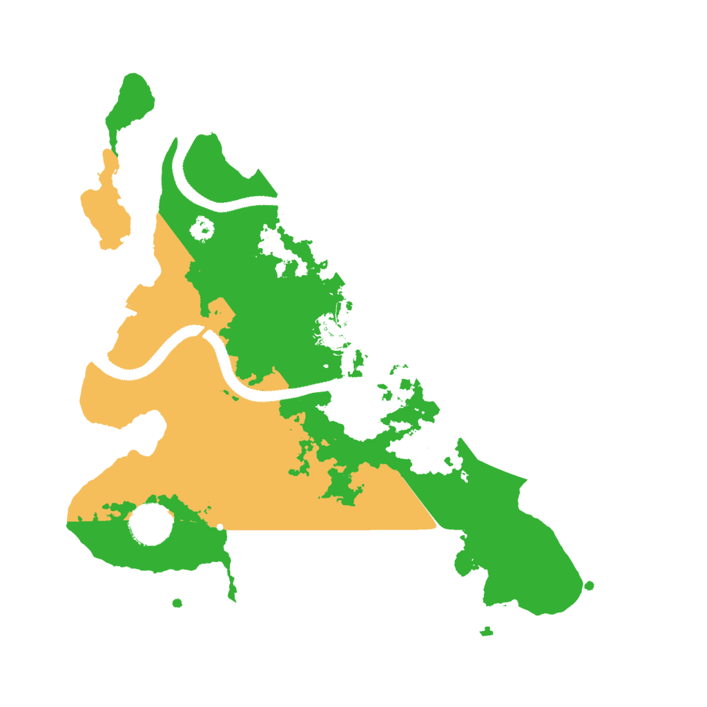 Biome Rust Map: Procedural Map, Size: 3000, Seed: 1462174155