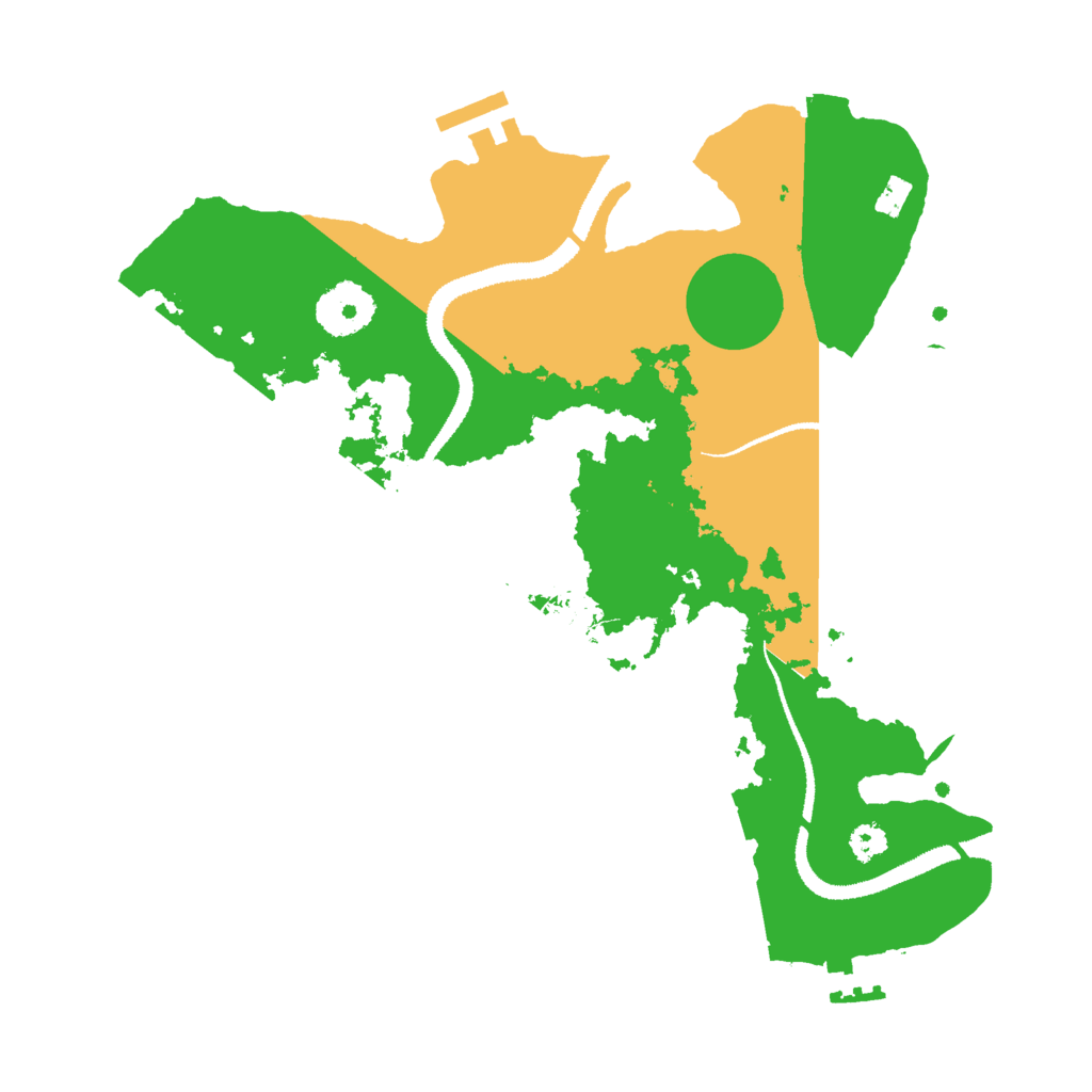 Biome Rust Map: Procedural Map, Size: 3000, Seed: 939136723