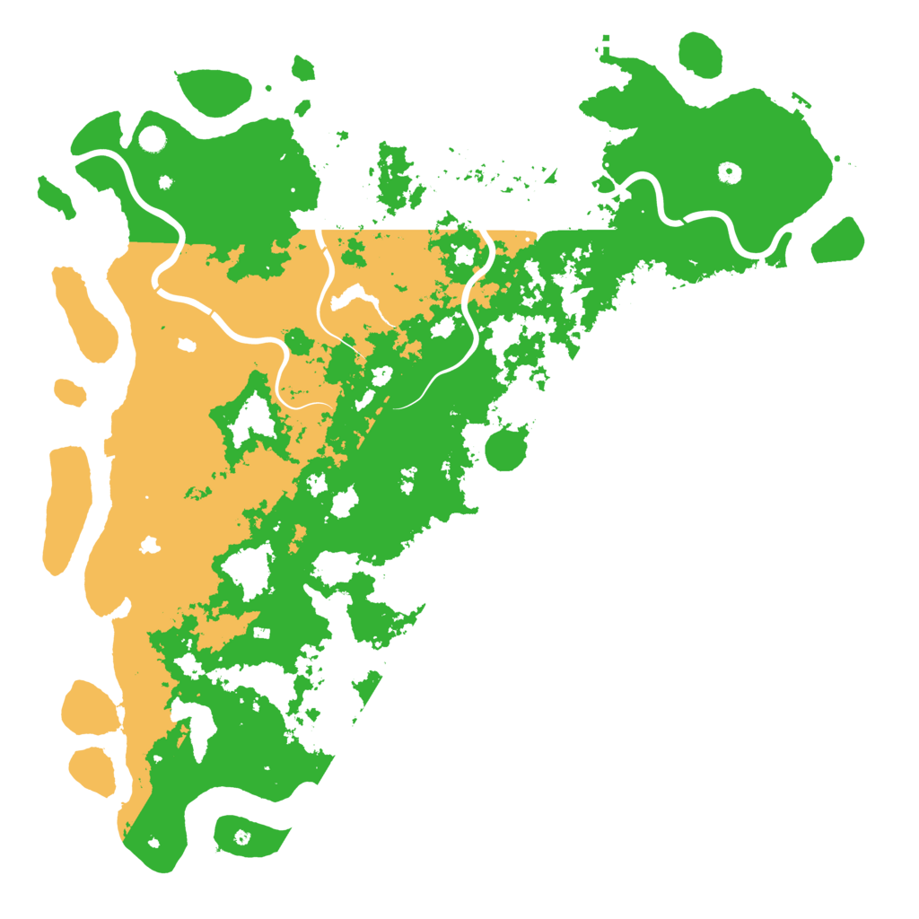 Biome Rust Map: Procedural Map, Size: 6000, Seed: 1598774407