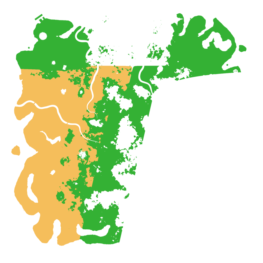 Biome Rust Map: Procedural Map, Size: 6000, Seed: 198811104