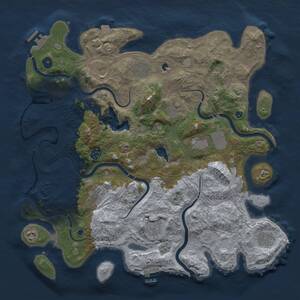 Thumbnail Rust Map: Procedural Map, Size: 4250, Seed: 859694942, 17 Monuments