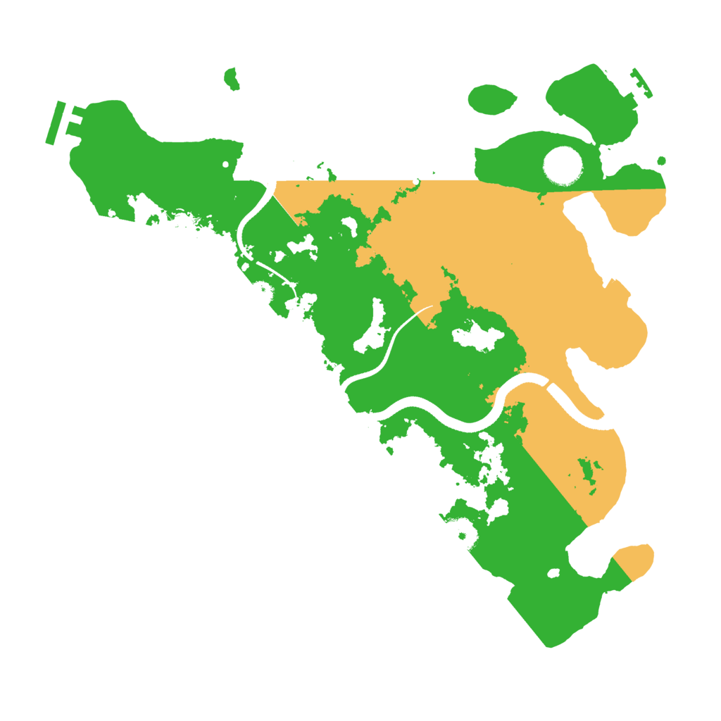 Biome Rust Map: Procedural Map, Size: 3300, Seed: 1911283772