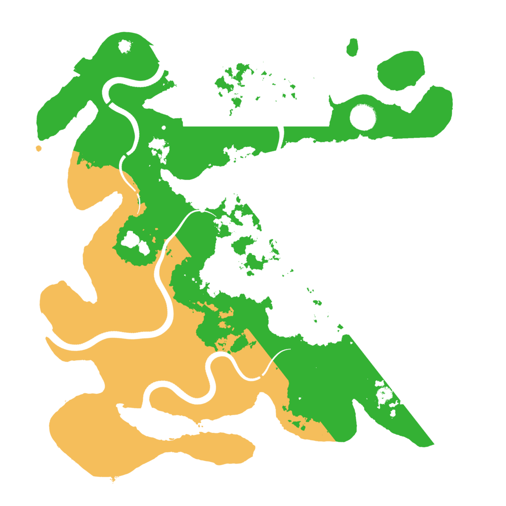 Biome Rust Map: Procedural Map, Size: 3500, Seed: 1100588268
