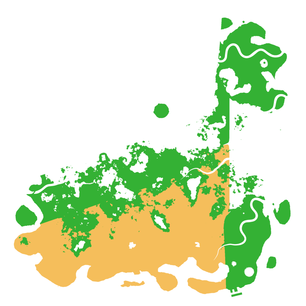 Biome Rust Map: Procedural Map, Size: 5700, Seed: 648252