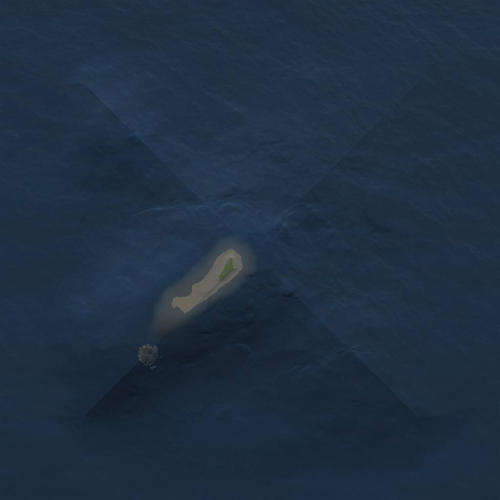 Rust Map: Procedural Map, Size: 1000, Seed: 90265, 1 Monuments