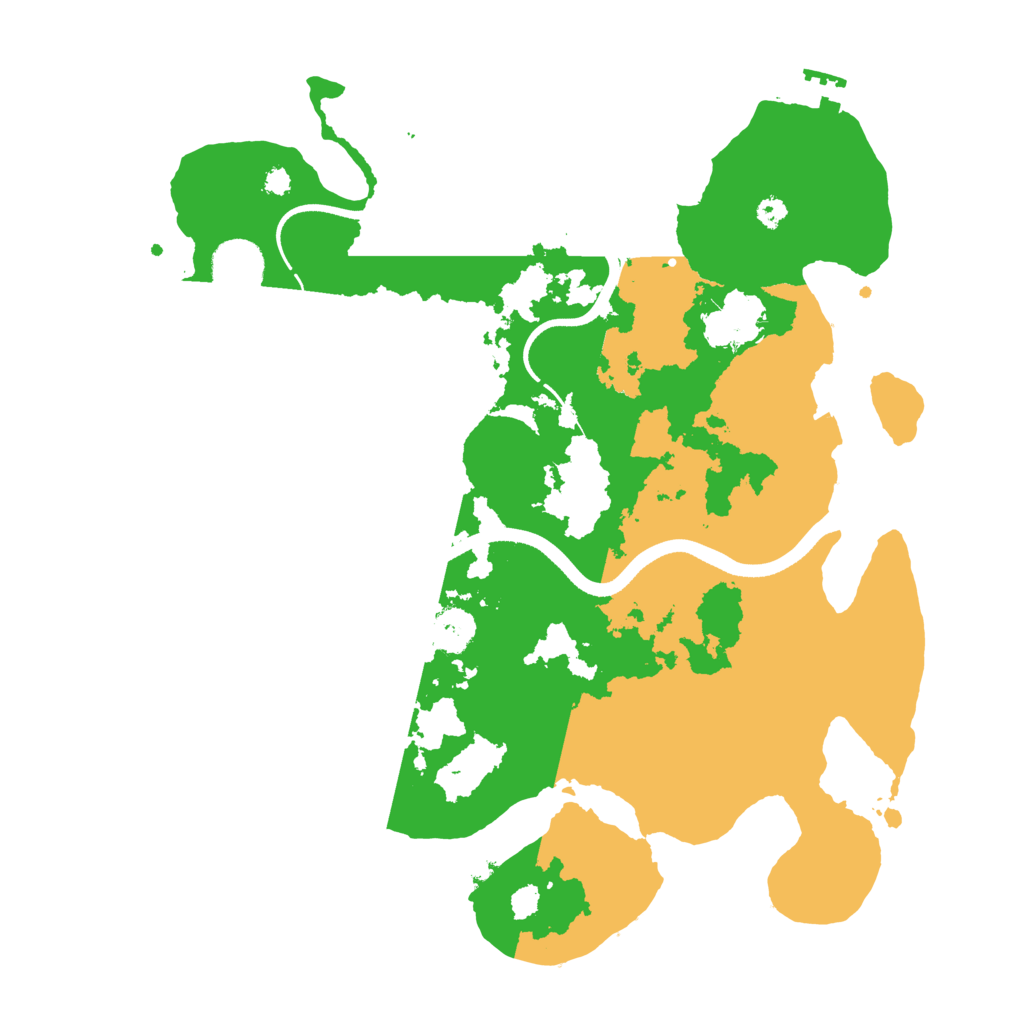 Biome Rust Map: Procedural Map, Size: 3500, Seed: 1597963589
