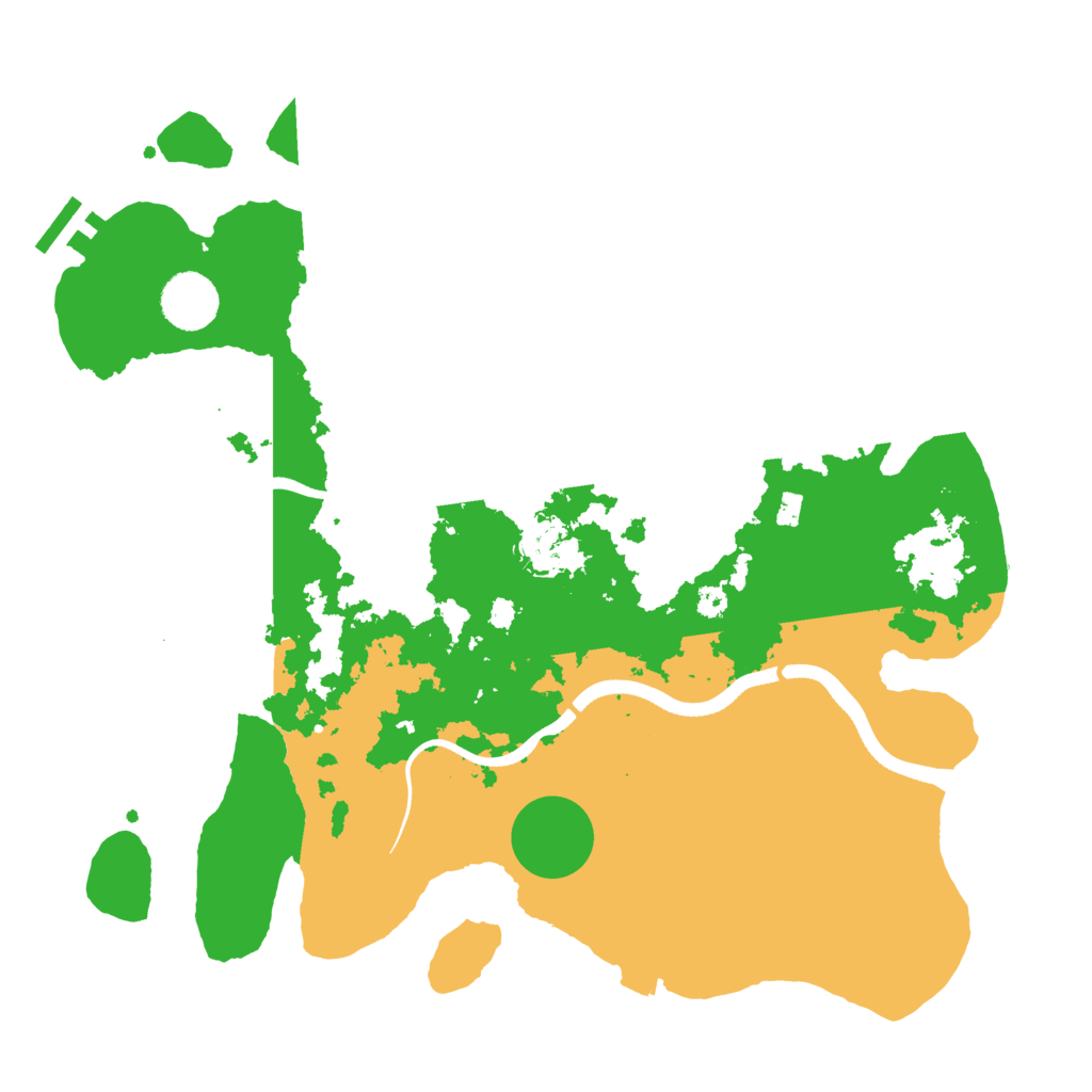 Biome Rust Map: Procedural Map, Size: 3500, Seed: 1517714254