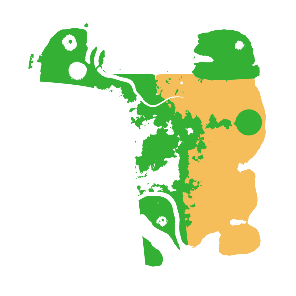 Biome Rust Map: Procedural Map, Size: 3000, Seed: 5429