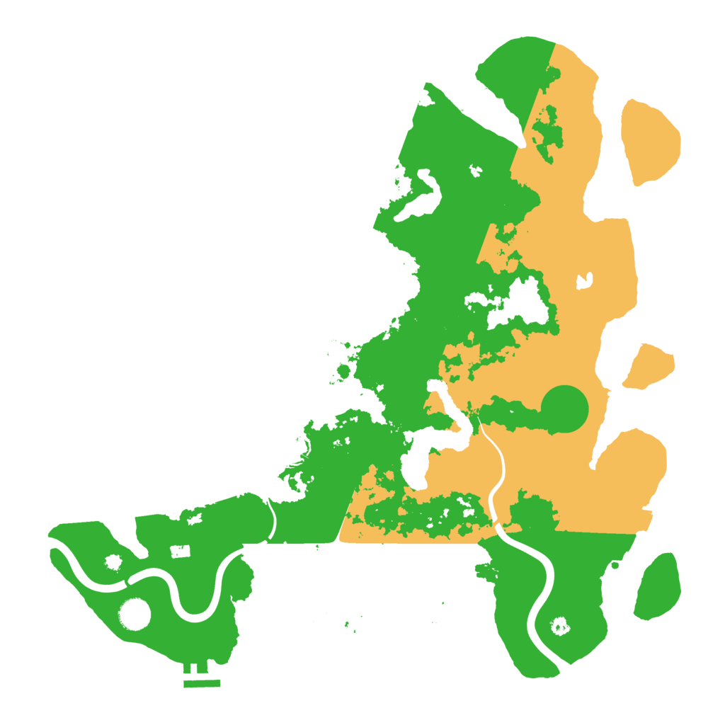Biome Rust Map: Procedural Map, Size: 4000, Seed: 769022068