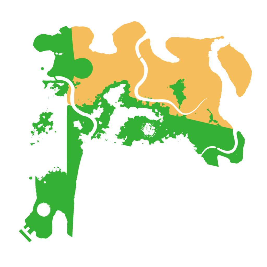 Biome Rust Map: Procedural Map, Size: 3500, Seed: 1428119447