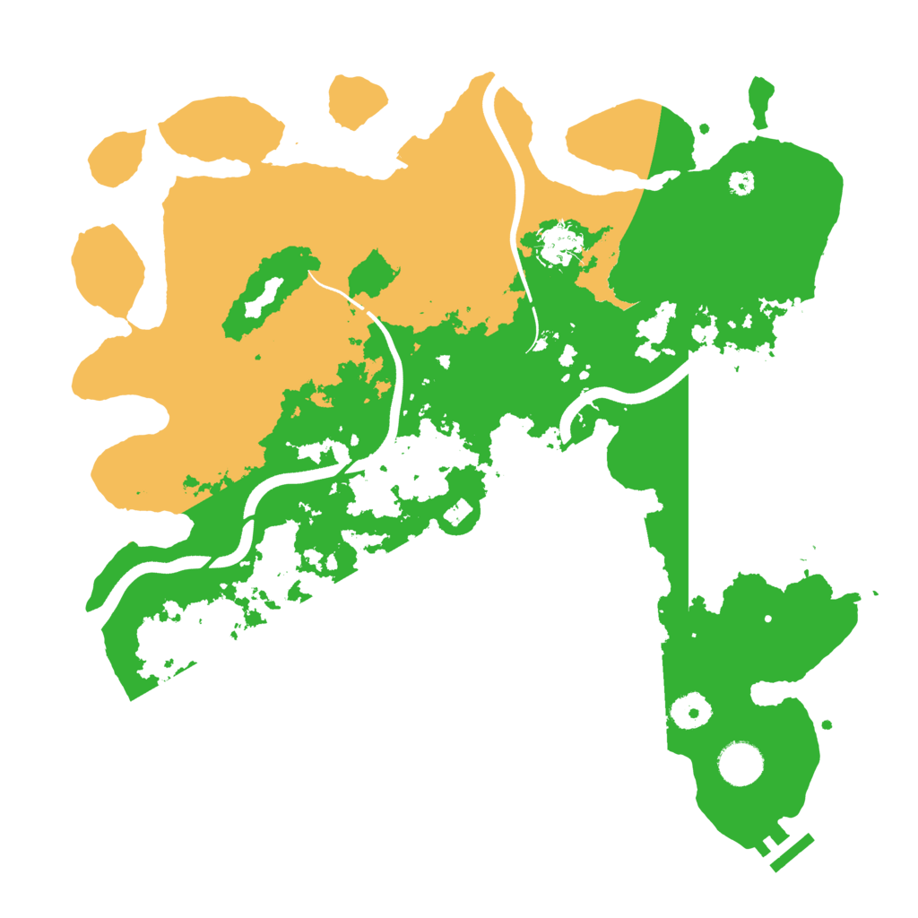 Biome Rust Map: Procedural Map, Size: 3650, Seed: 1778533975