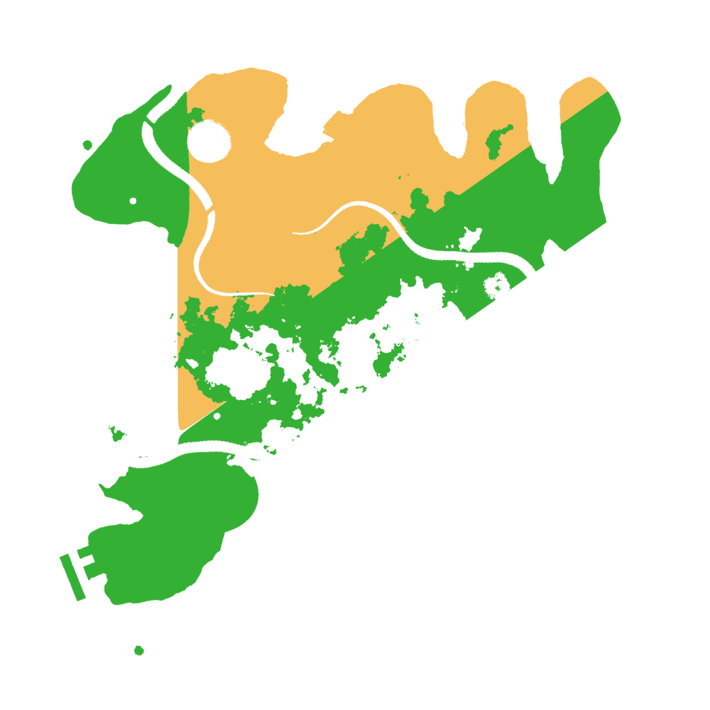 Biome Rust Map: Procedural Map, Size: 3000, Seed: 432101234