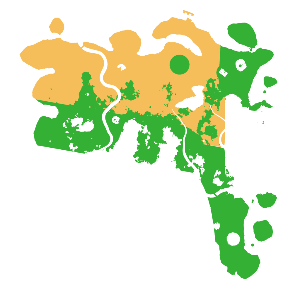 Biome Rust Map: Procedural Map, Size: 4000, Seed: 767268