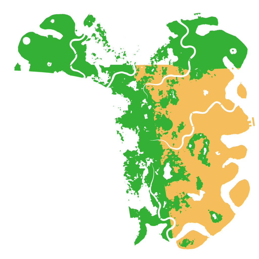 Biome Rust Map: Procedural Map, Size: 6000, Seed: 696241093