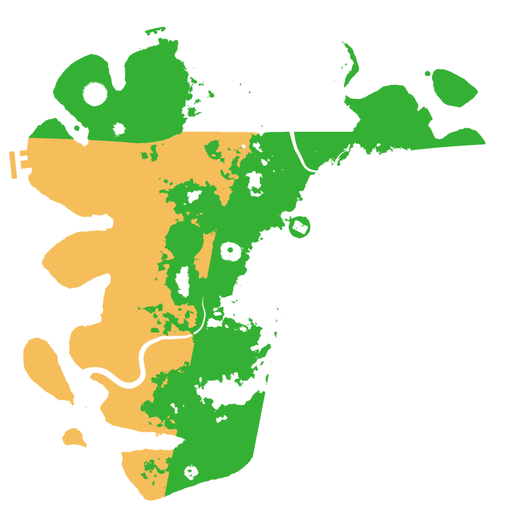 Biome Rust Map: Procedural Map, Size: 3900, Seed: 791894087