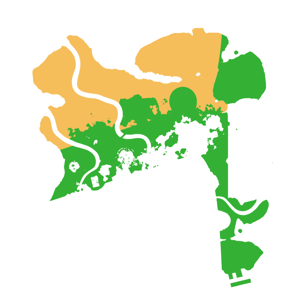 Biome Rust Map: Procedural Map, Size: 3000, Seed: 85319