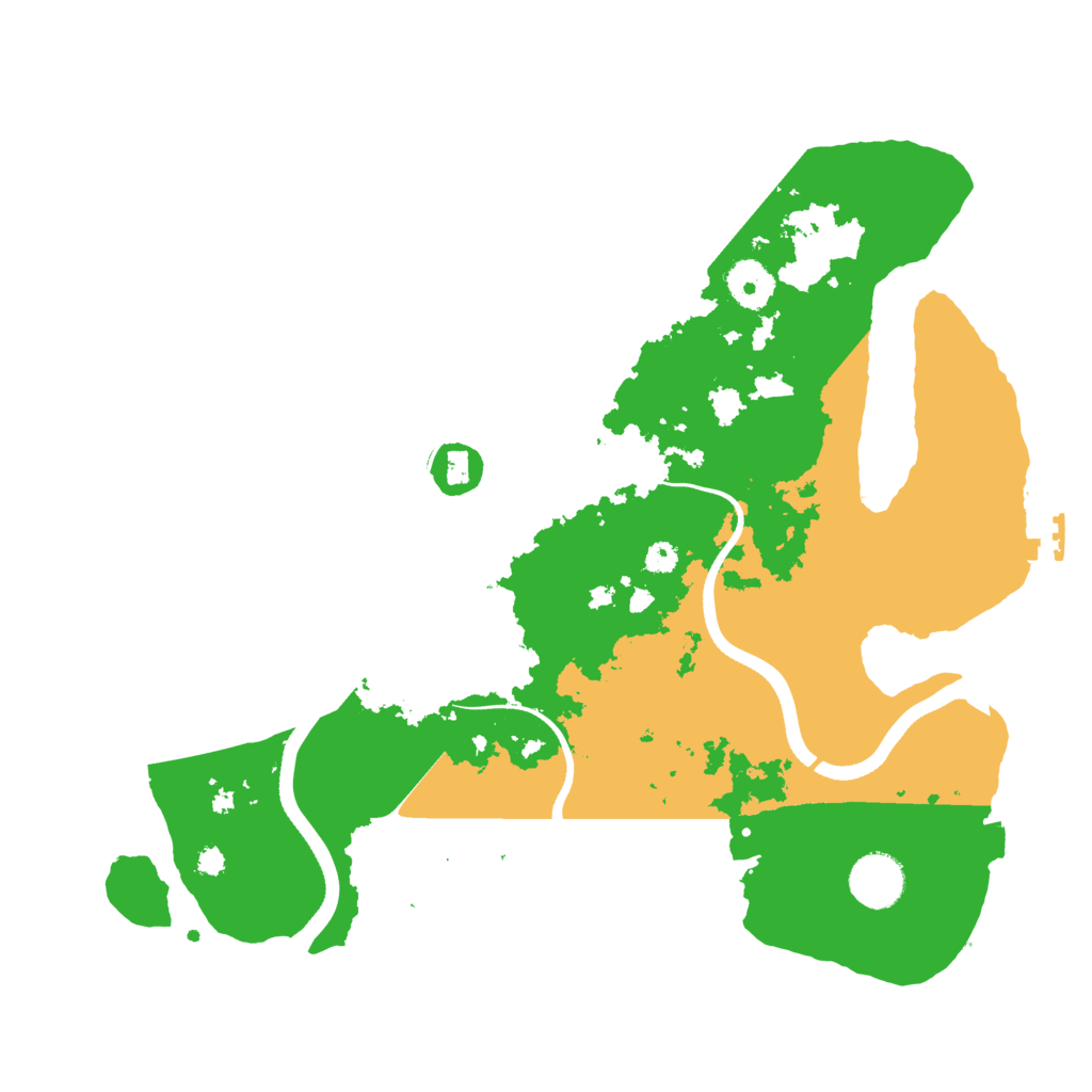 Biome Rust Map: Procedural Map, Size: 3500, Seed: 1362729787