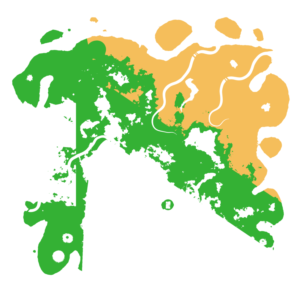 Biome Rust Map: Procedural Map, Size: 4500, Seed: 395381671