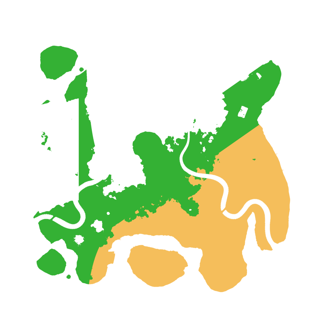 Biome Rust Map: Procedural Map, Size: 3000, Seed: 979697494
