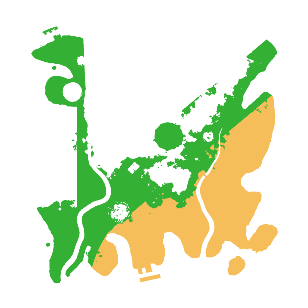 Biome Rust Map: Procedural Map, Size: 3000, Seed: 426070403