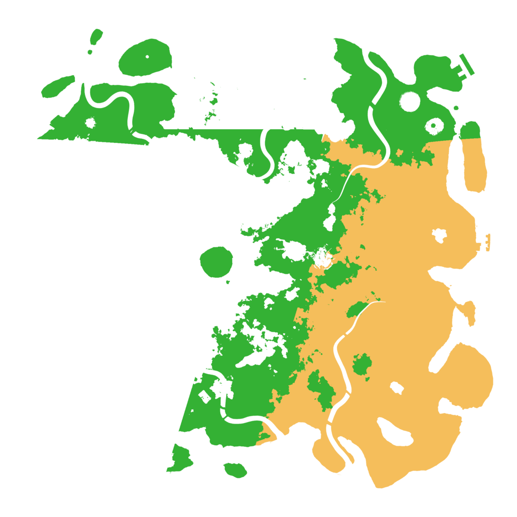 Biome Rust Map: Procedural Map, Size: 4500, Seed: 1487602763