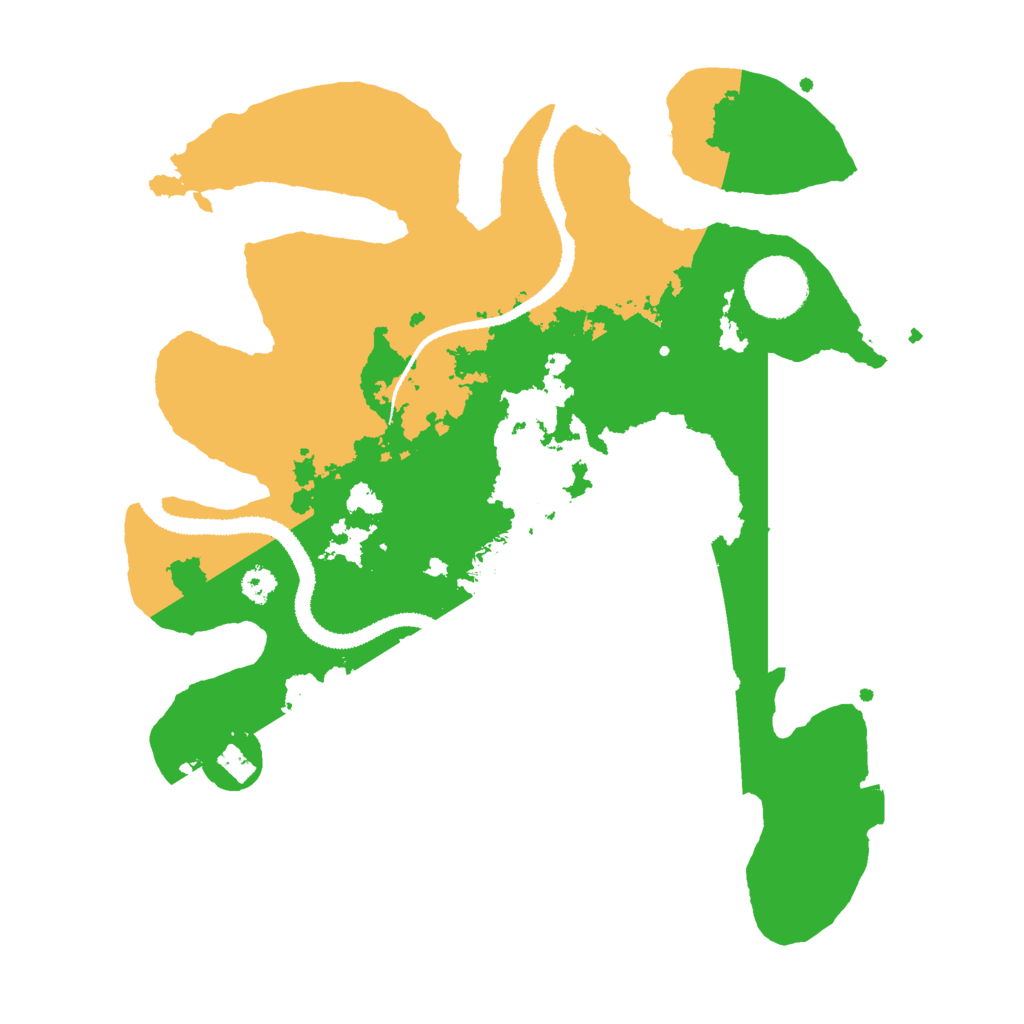 Biome Rust Map: Procedural Map, Size: 3000, Seed: 86491784