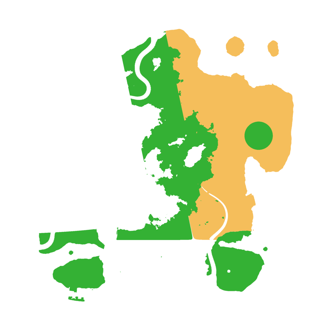 Biome Rust Map: Procedural Map, Size: 3000, Seed: 738628318