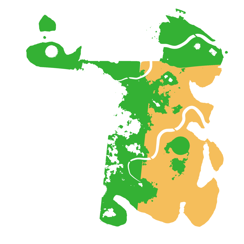 Biome Rust Map: Procedural Map, Size: 3500, Seed: 1495782770