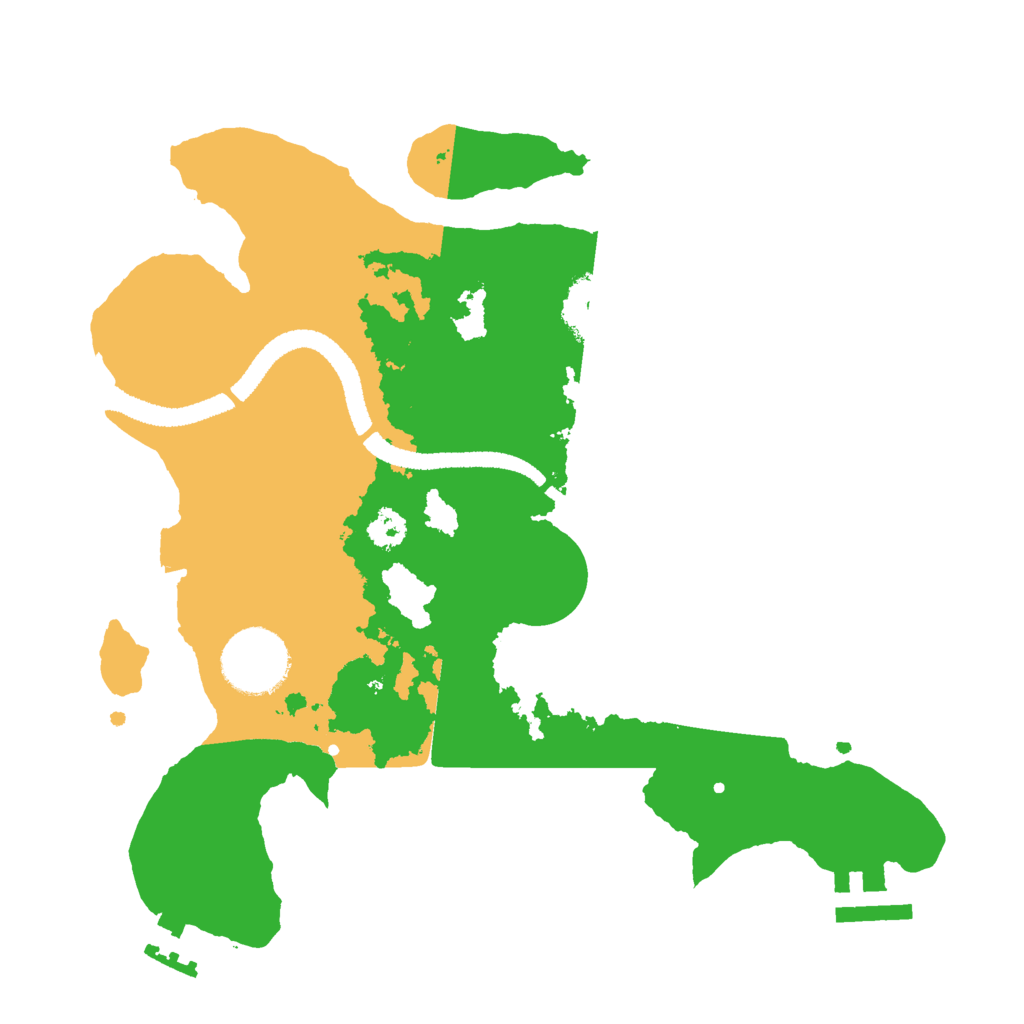 Biome Rust Map: Procedural Map, Size: 2700, Seed: 4319876