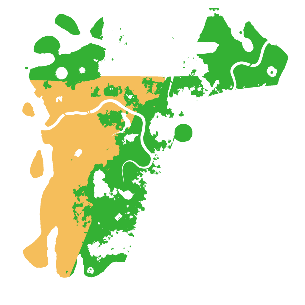 Biome Rust Map: Procedural Map, Size: 4500, Seed: 1229471575
